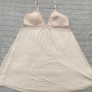 Stars above super soft blush and lace night gown with removable pads